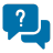 Feature blau Fragen Antworten