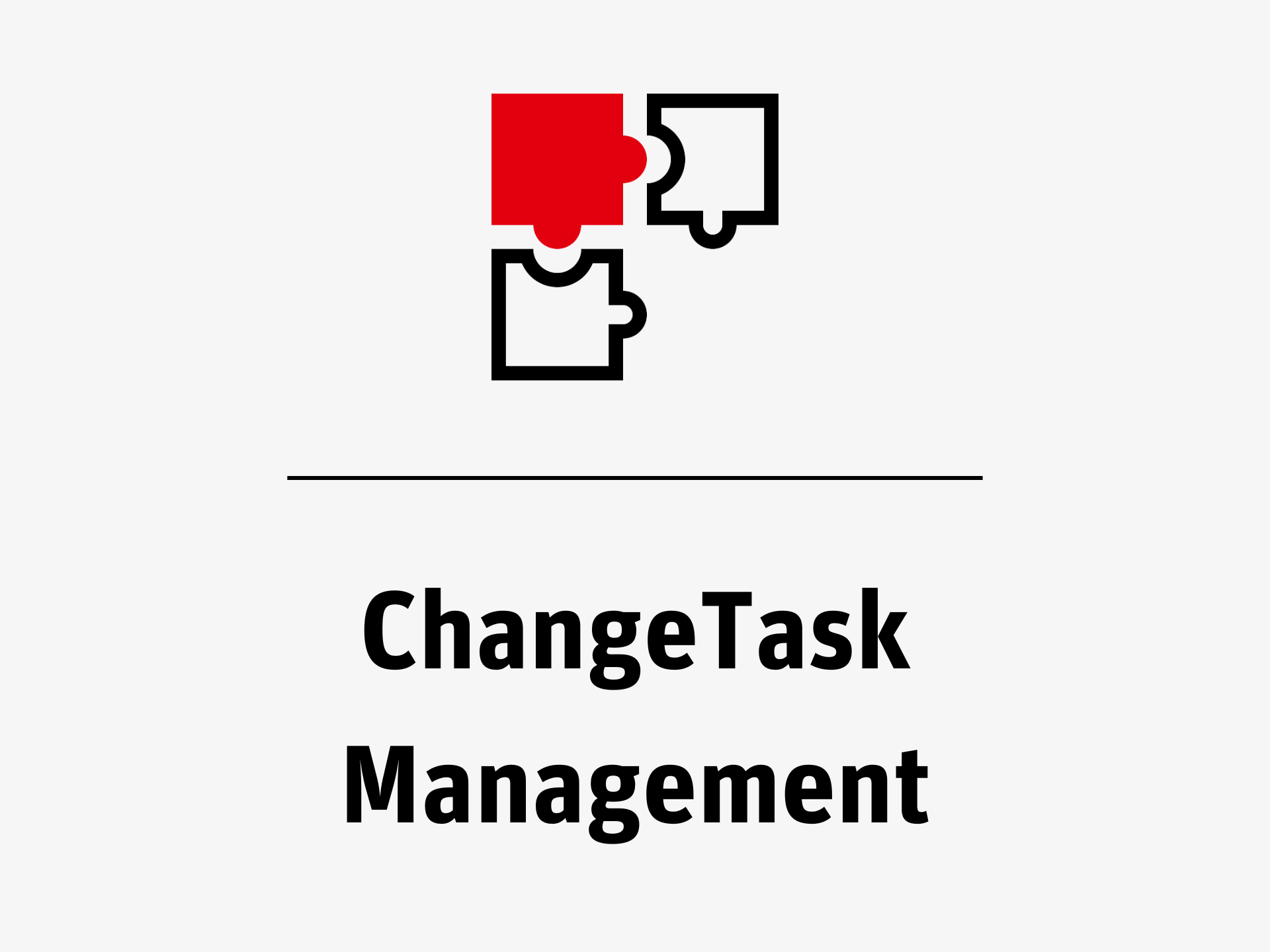 Kachel Change Task Management neo42 Service Management Depot