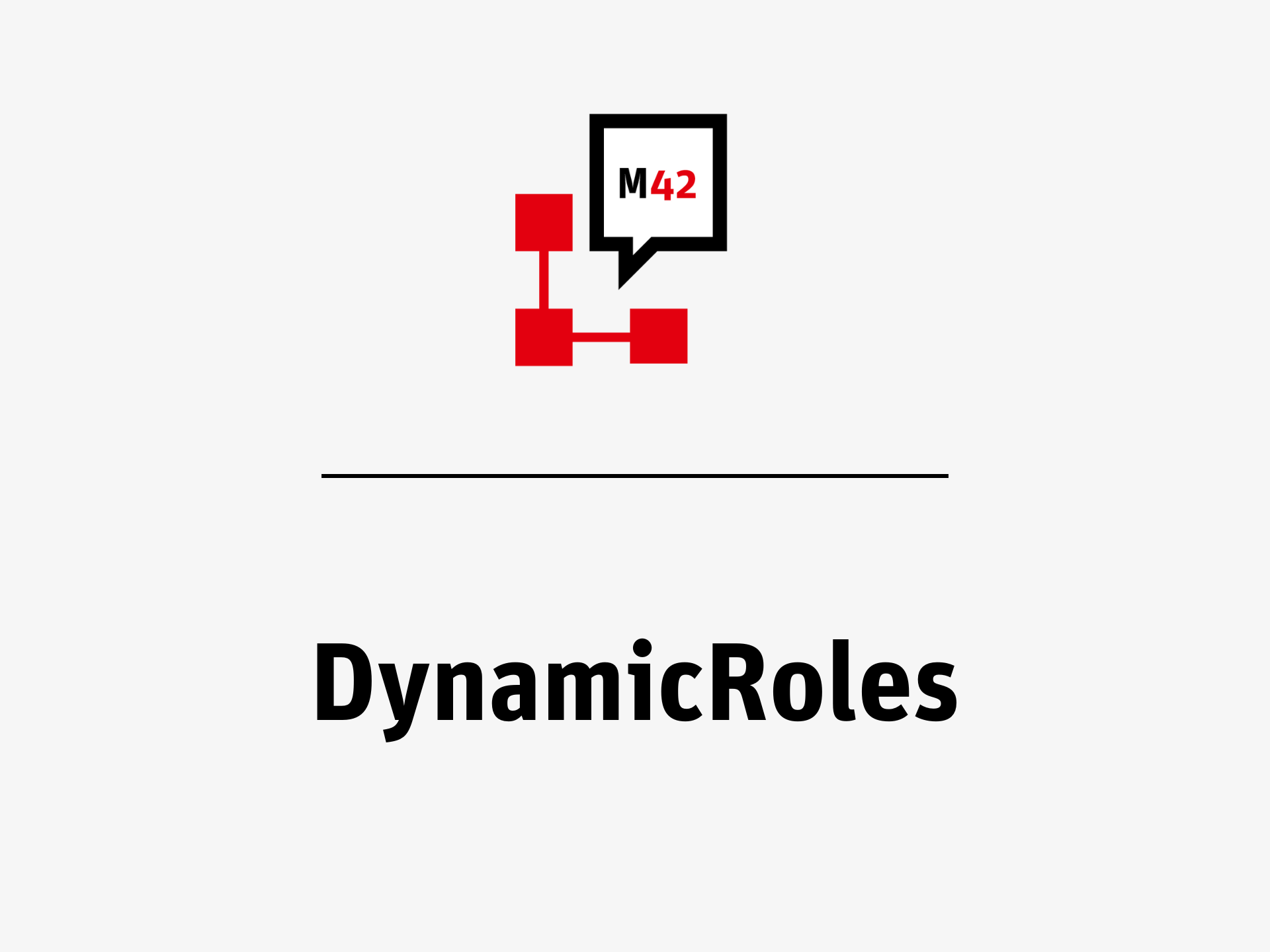 Kachel Dynamic Roles neo42 Service Management Depot
