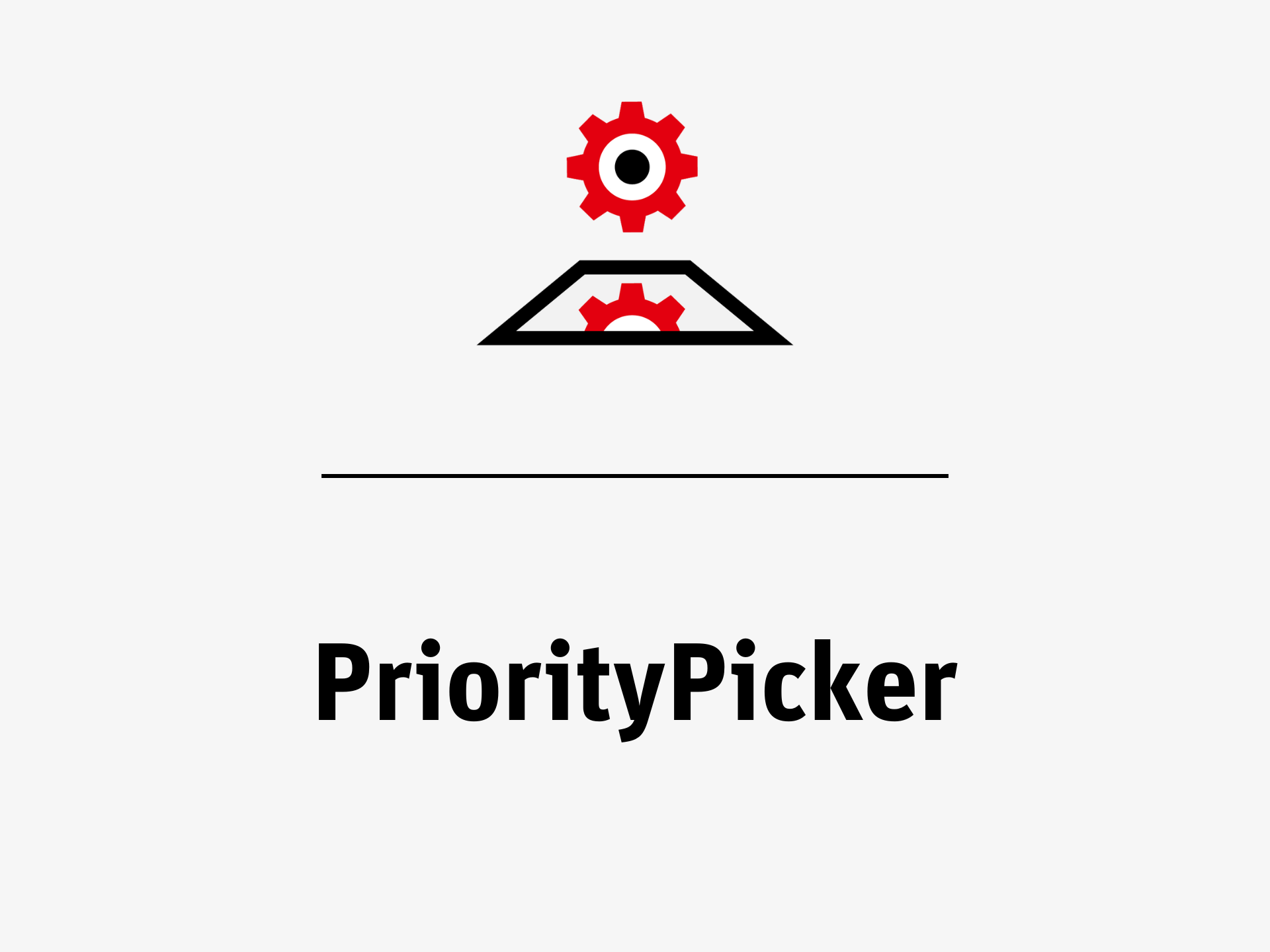 Kachel Priority Picker Service Management Depot SMD