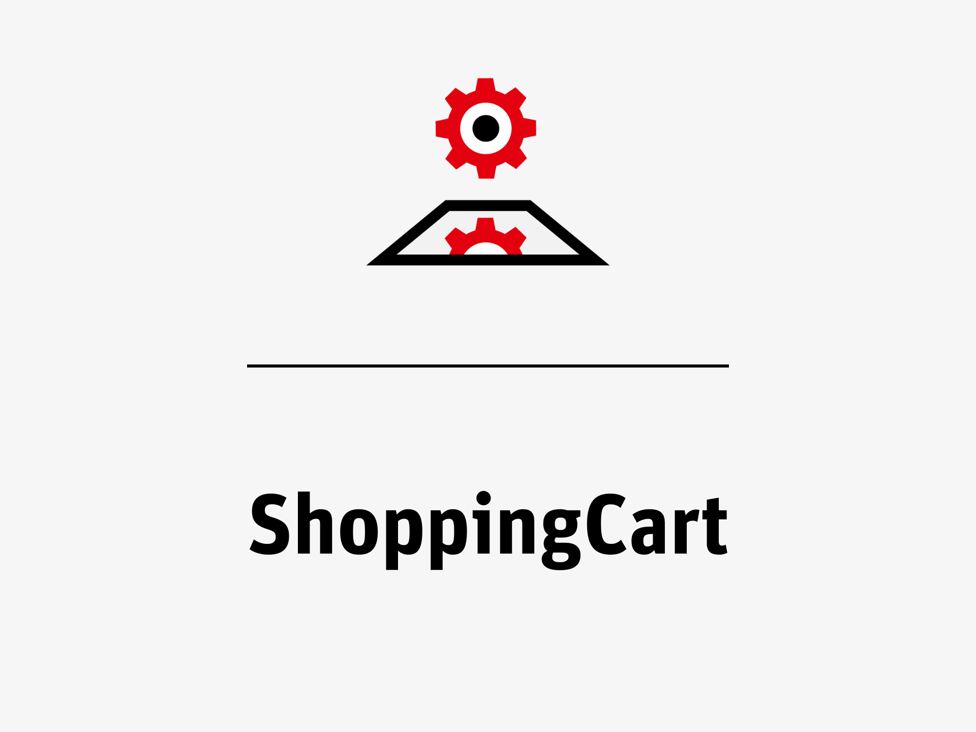 Kachel ShoppingCart Service Management Depot