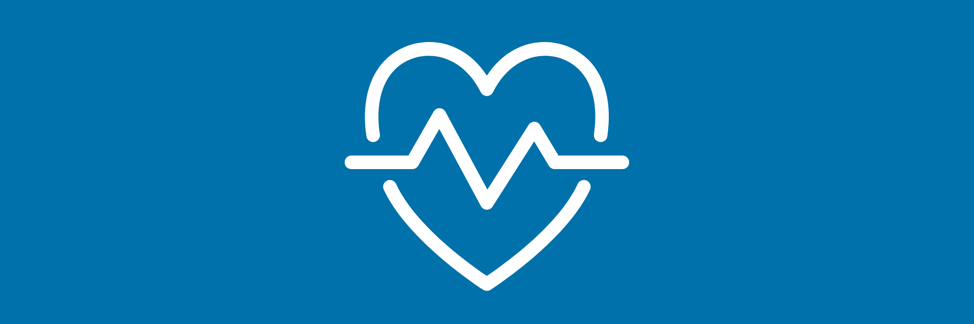 Kachel blau Health Check