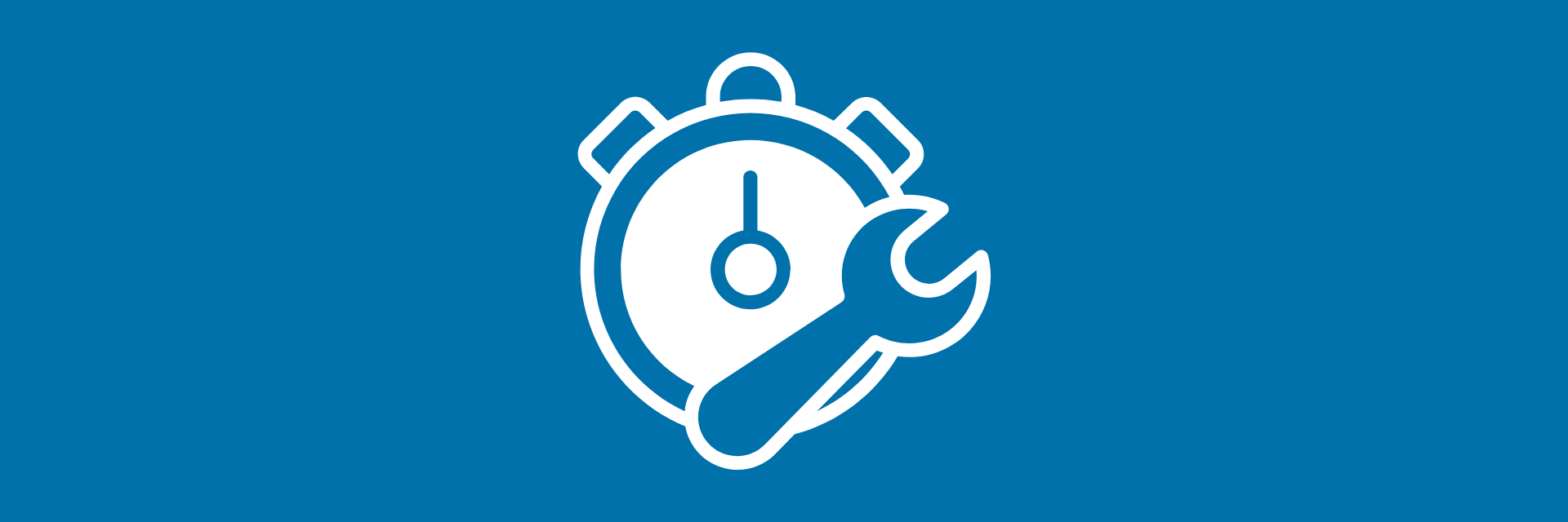 Kachel blau Support Intervall