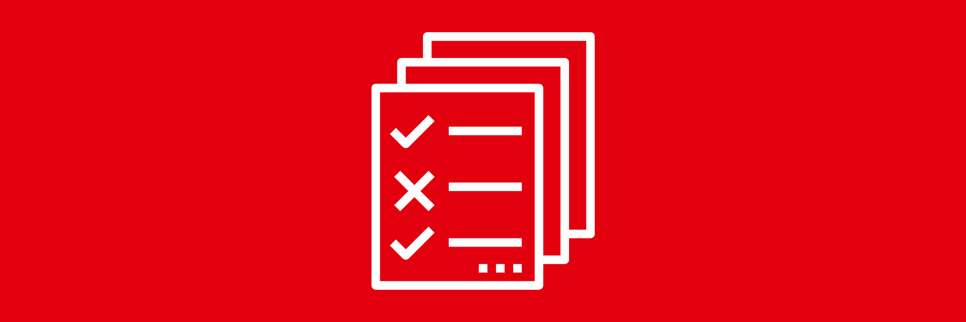 Kachel rot projektmanagement