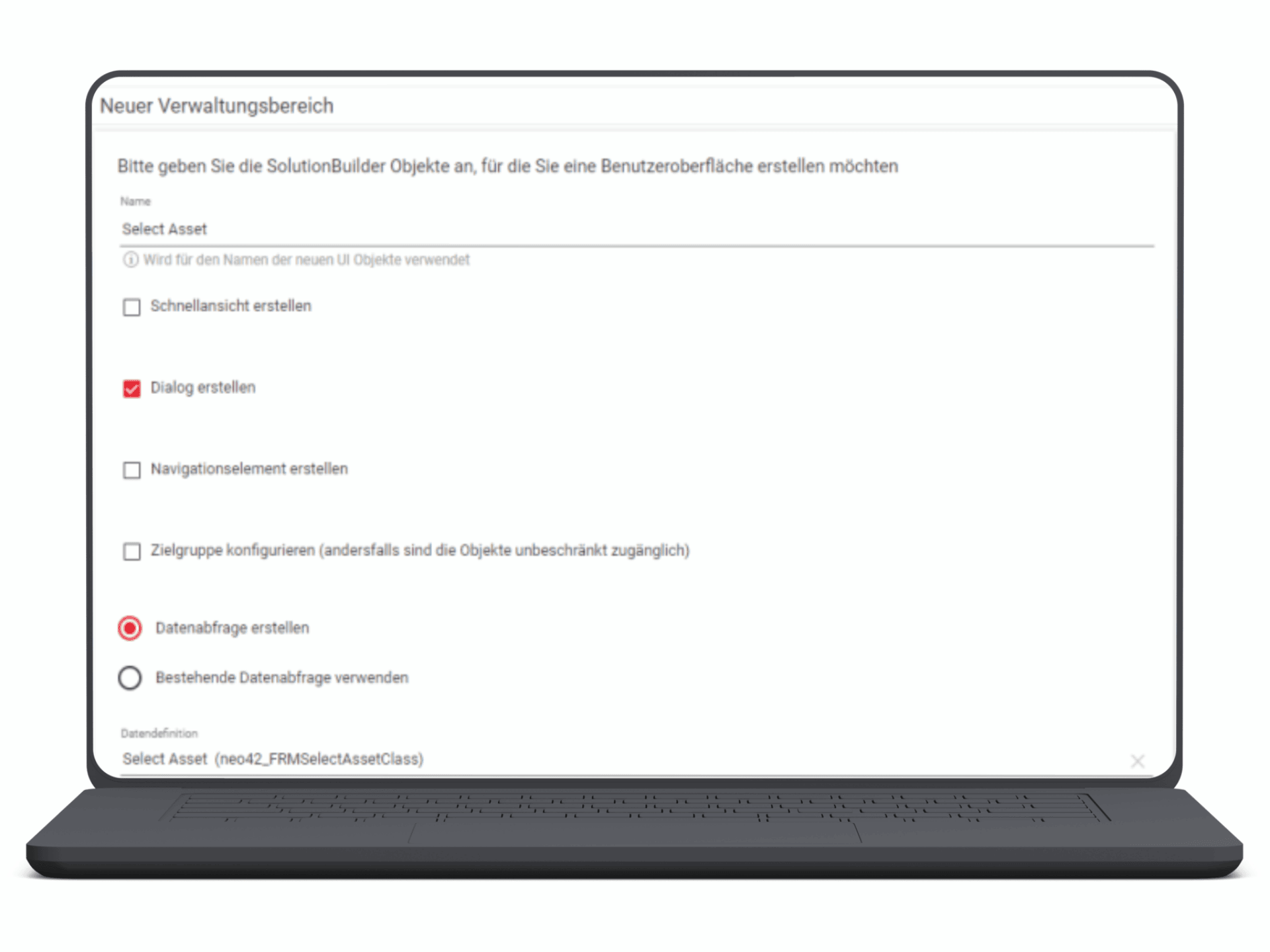 Mockup DynamicCloseWizard Service Management Depot