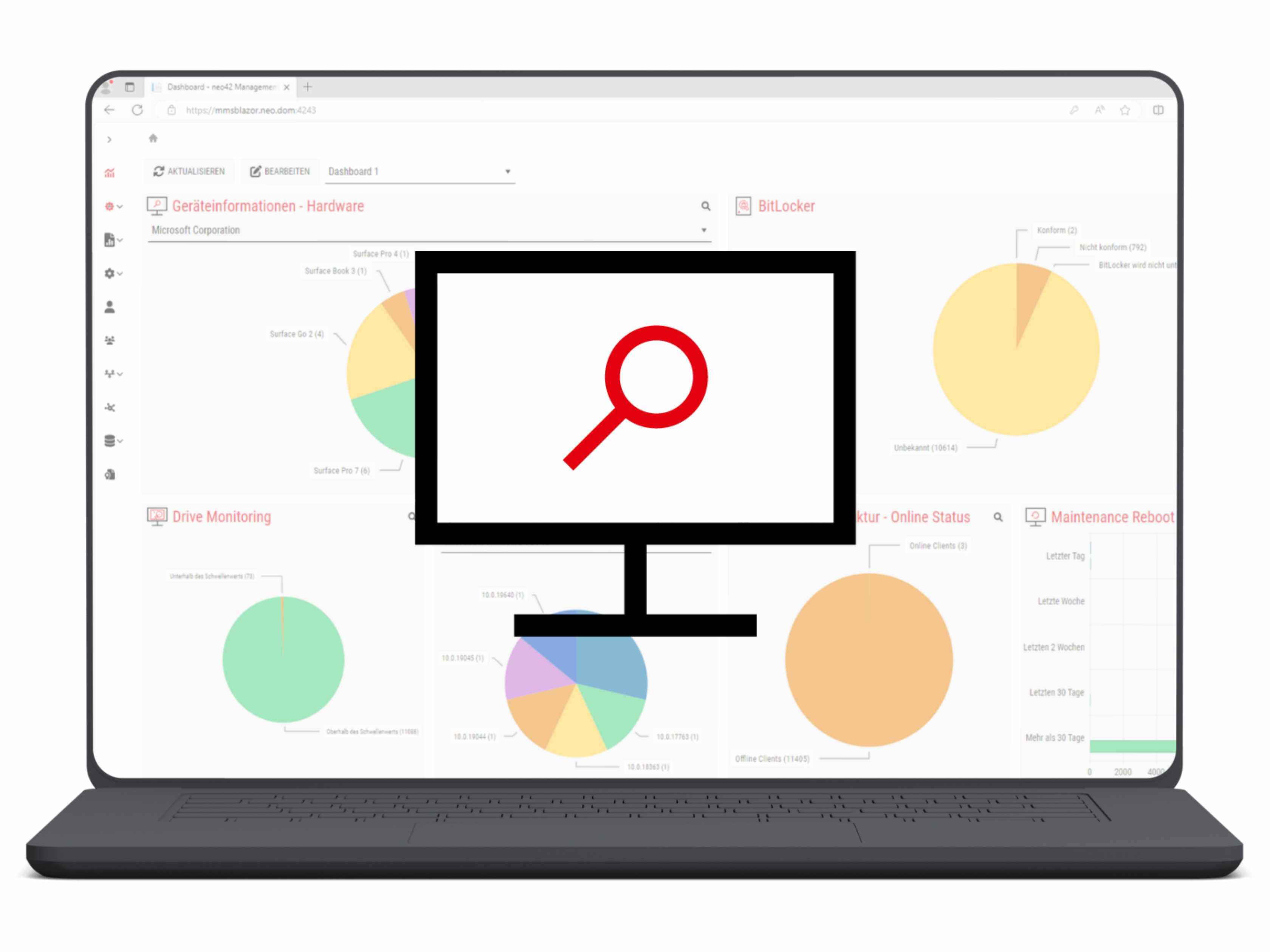 Mockup Geräteinformation Management Service