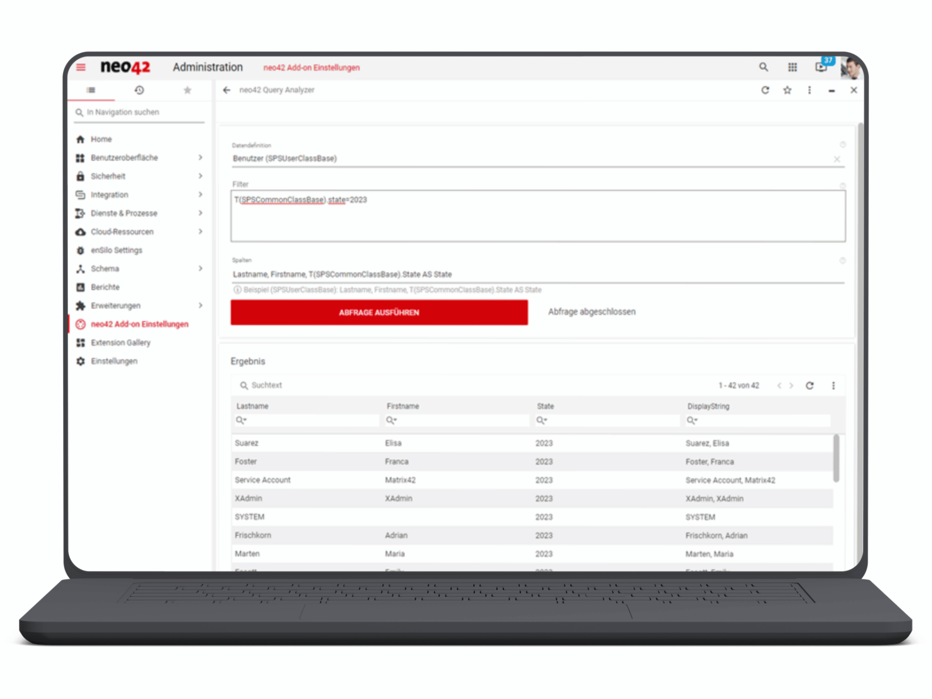 Mockup Query Analyzer Service Management Depot