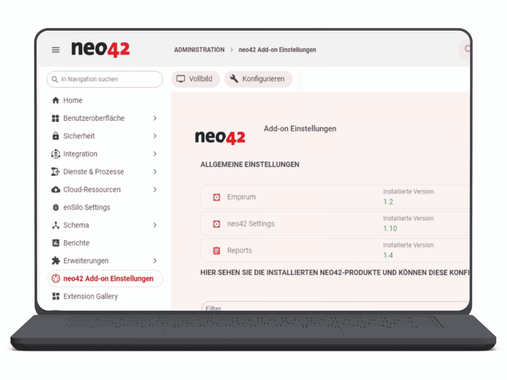 Mockup SelfInventory Service Management Depot