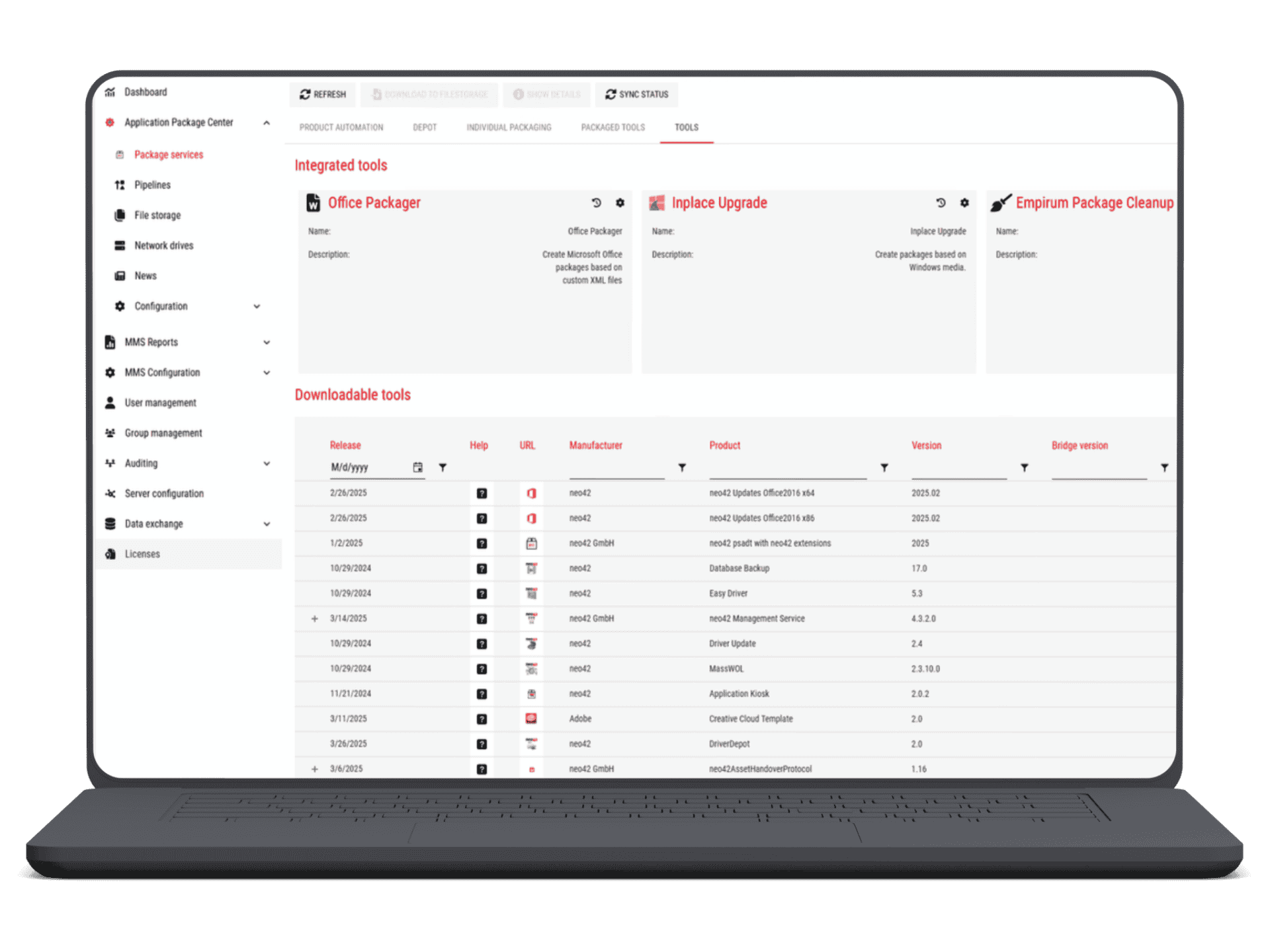 Mockup neo42 Toolbox