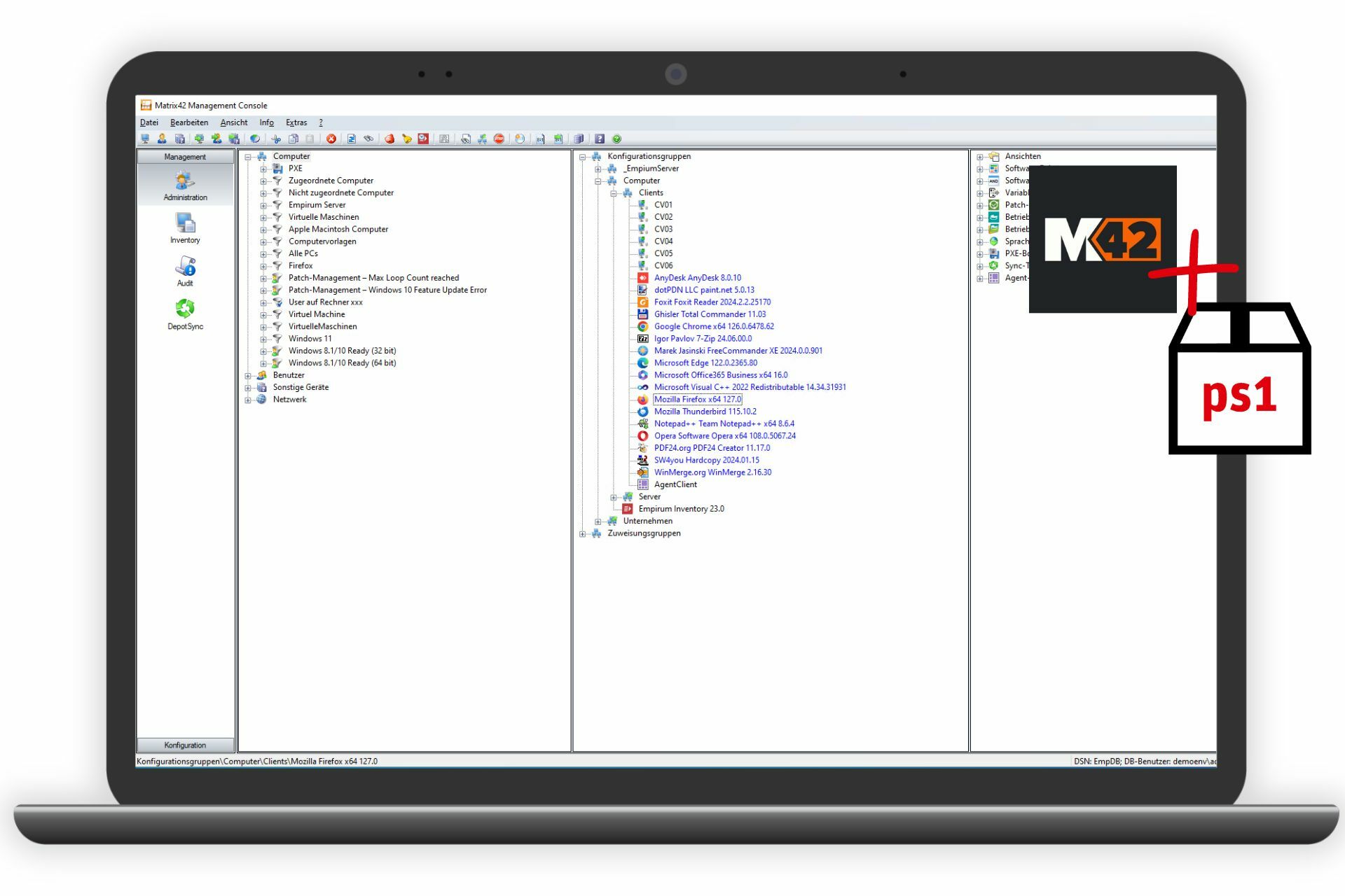 Ivanti DSM Matrix42 Empirum Softwareverteilung neo42