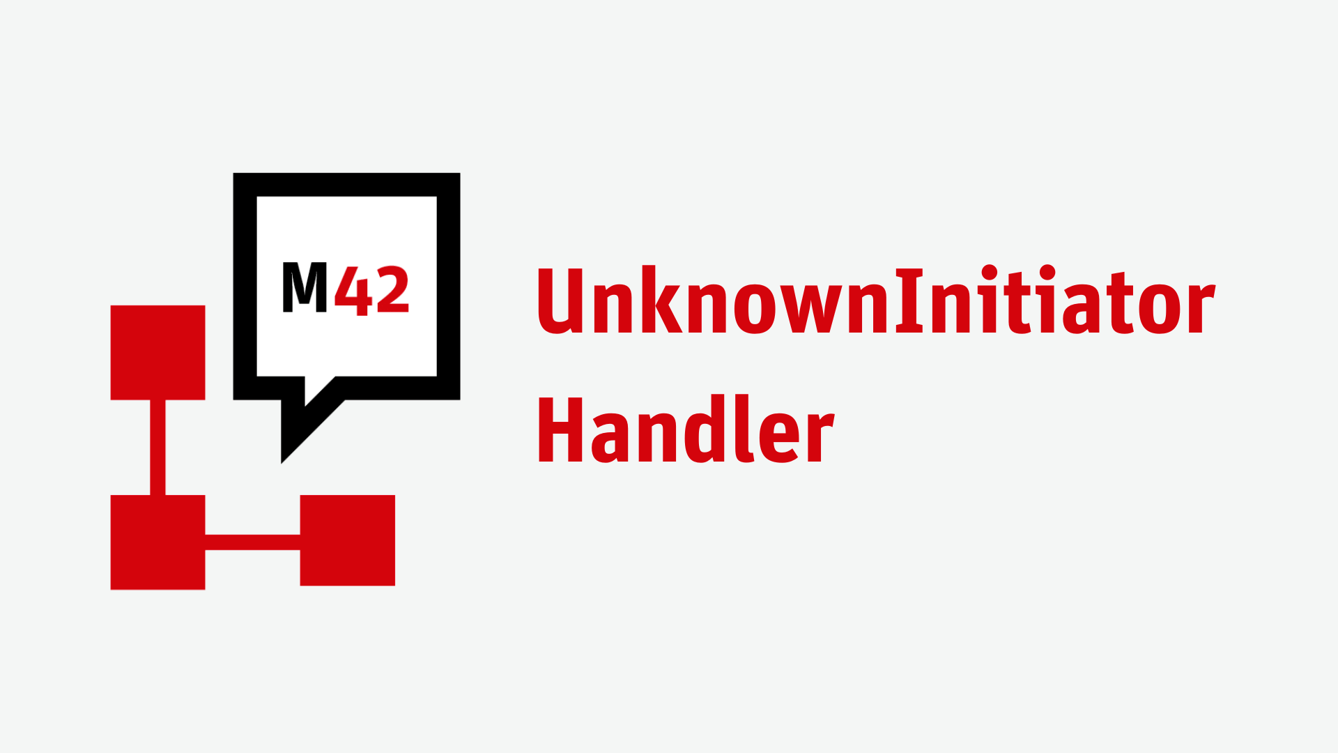 neo42 Service Management Depot UnknownInitiatorHandler