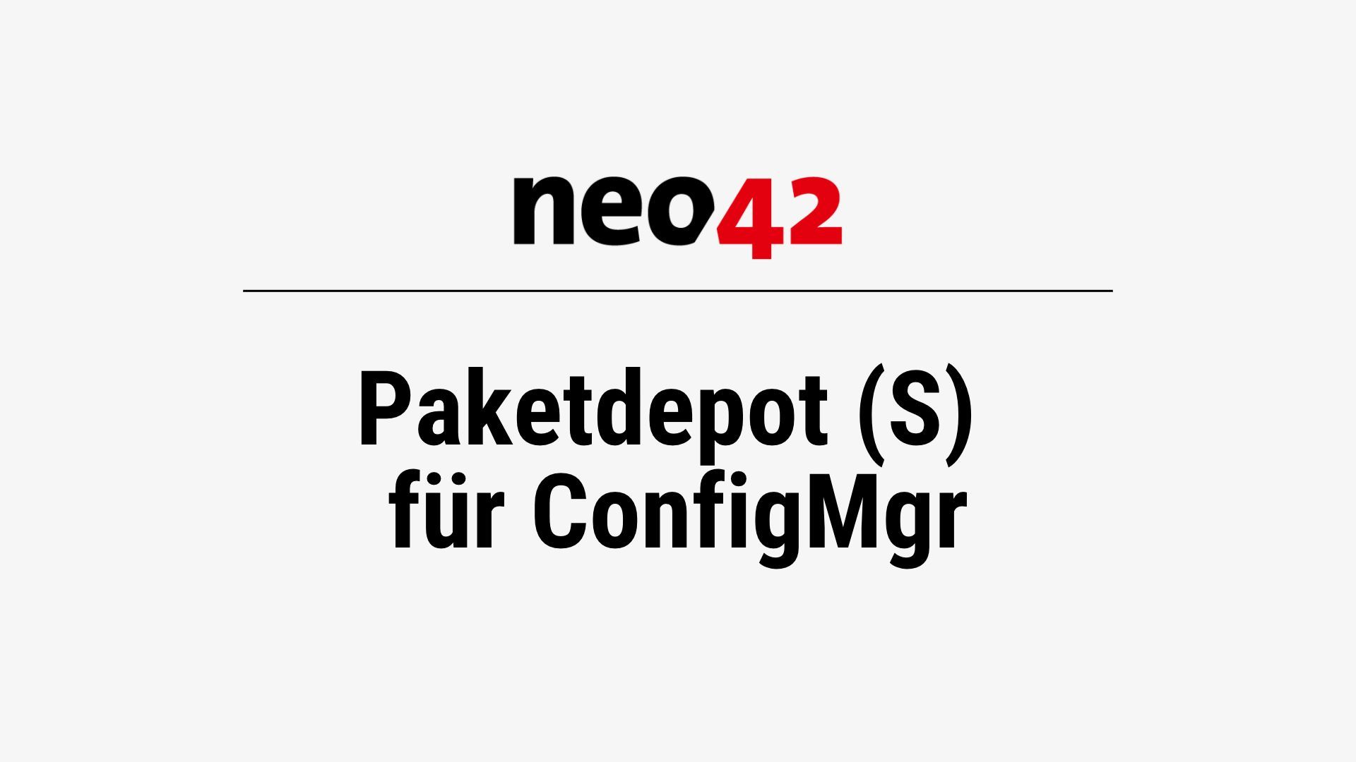 neo42 Paketdepot S Training