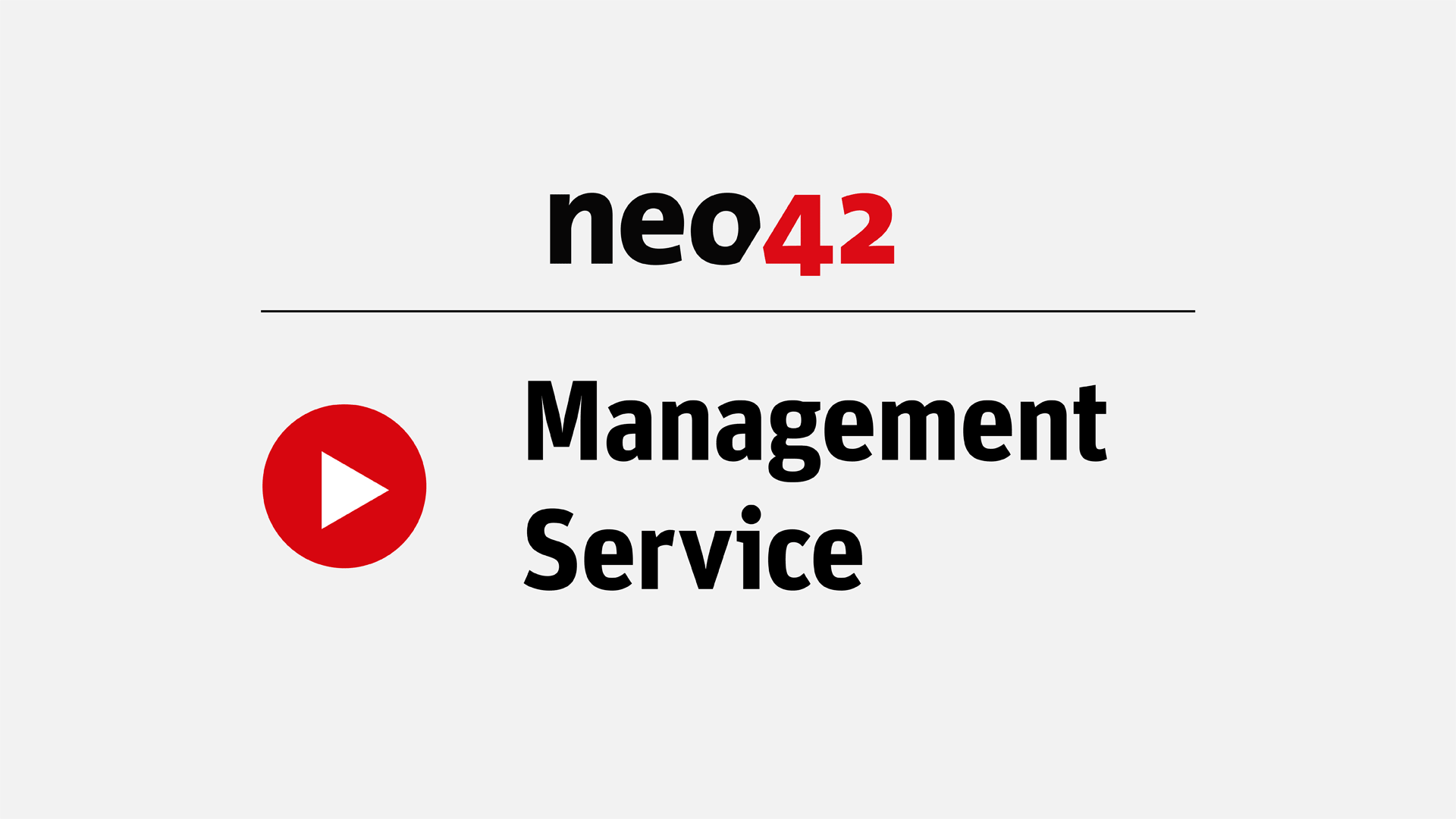 Webinar-Aufzeichnung neo42 Management Service